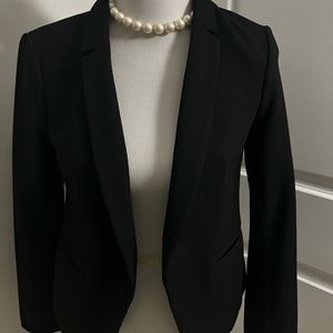 ANN TAYLOR LOFT | Open Black Blazer | size 4P